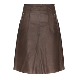 BTF - Skindnederdel - Style: 1083 - Almond Brown