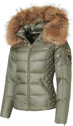 Rita - Army - Raccoon Fur