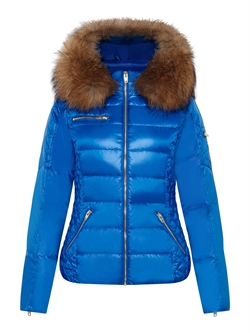 Rita - Rock-And-Blue - Royal Blue -  Blå - Raccoon Fur