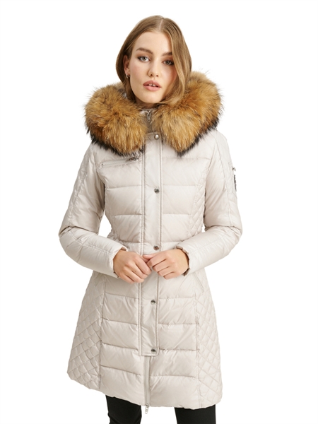 Beam - Light Beige - Raccoon Fur