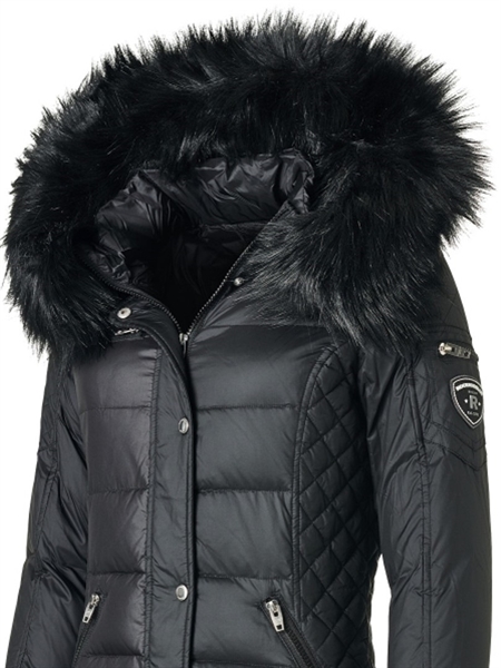 Rockanblue Pels - Fur Trim - Raccoon - Black
